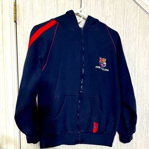 FC Barcelona official zip-up hoodie